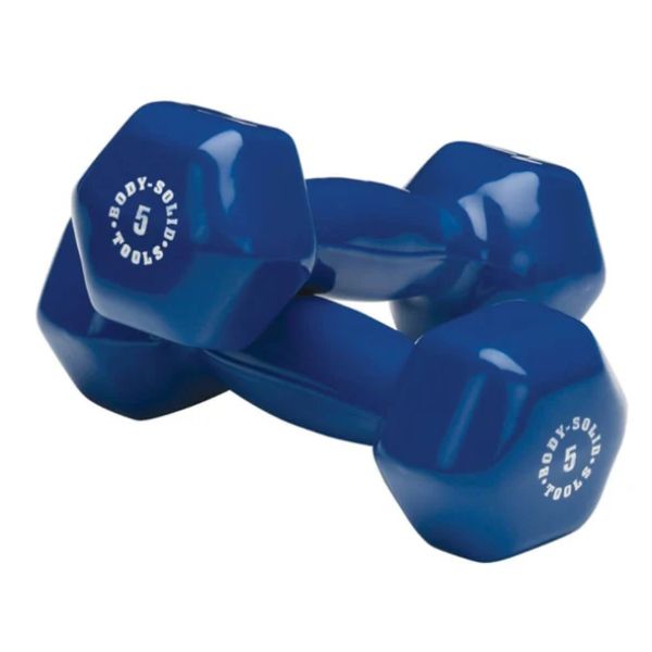 Body-Solid Tools BSTVD Vinyl Dumbbell Sets Body-Solid