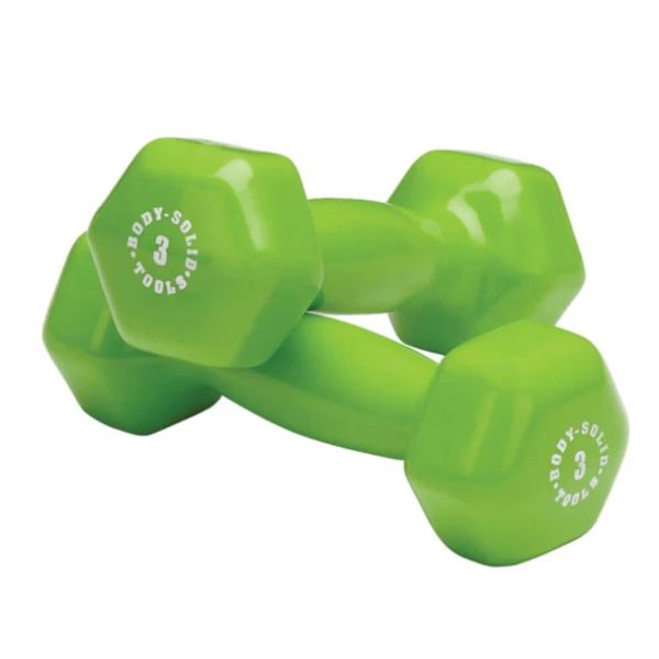 Body-Solid Tools BSTVD Vinyl Dumbbell Sets Body-Solid