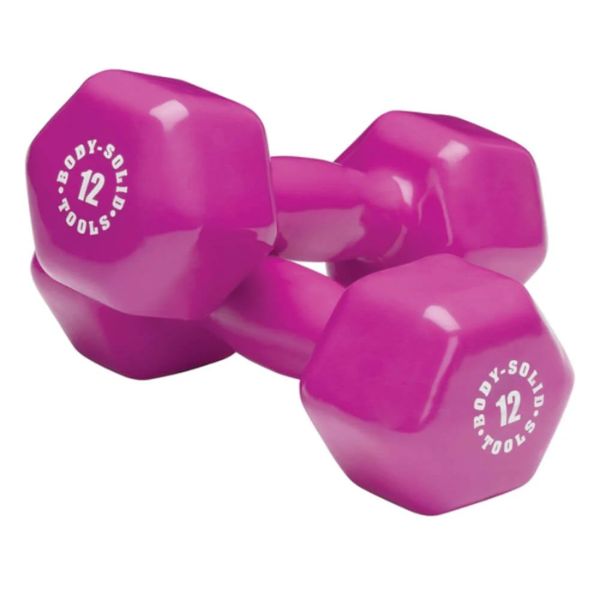 Body-Solid Tools BSTVD Vinyl Dumbbell Sets Body-Solid