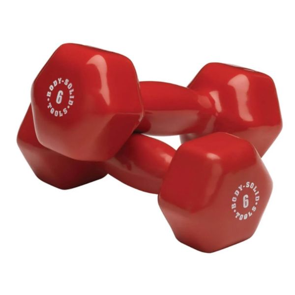 Body-Solid Tools BSTVD Vinyl Dumbbell Sets Body-Solid