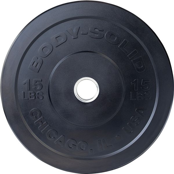 Body-Solid CHICAGO EXTREME BUMPER PLATES Strength Body-Solid 15lb  