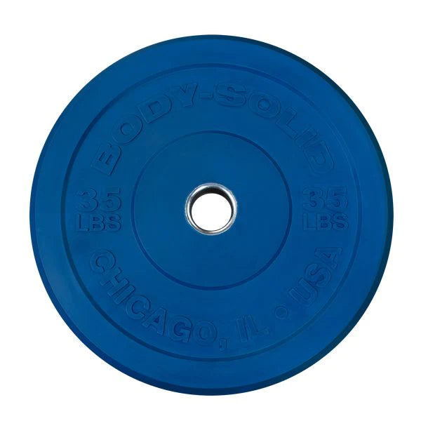 Body-Solid CHICAGO EXTREME COLOR BUMPER PLATES 10, 15, 25, 35, 45 lb. Strength Body-Solid   