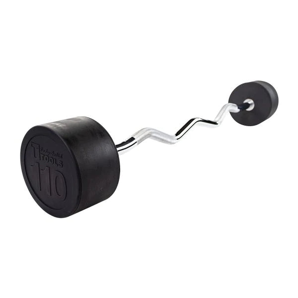 Body-Solid Tools Fixed Weight Ez-Curl Barbells (20-110 lbs.) Strength Body-Solid 110LB  