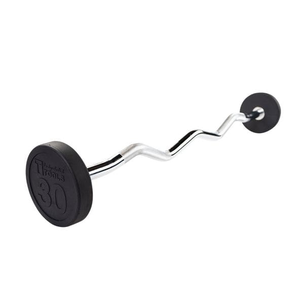 Body-Solid Tools Fixed Weight Ez-Curl Barbells (20-110 lbs.) Strength Body-Solid 30LB  