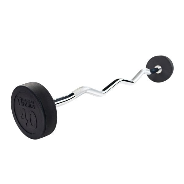 Body-Solid Tools Fixed Weight Ez-Curl Barbells (20-110 lbs.) Strength Body-Solid 40LB  