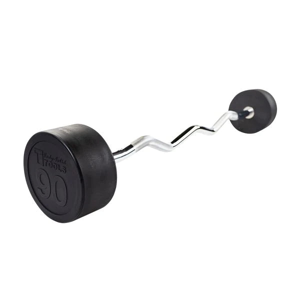 Body-Solid Tools Fixed Weight Ez-Curl Barbells (20-110 lbs.) Strength Body-Solid 90LB  
