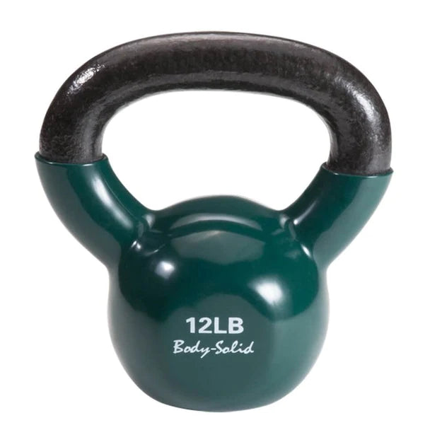 Body-Solid Vinyl Coated Kettlebells Strength Body-Solid 12 lb.  