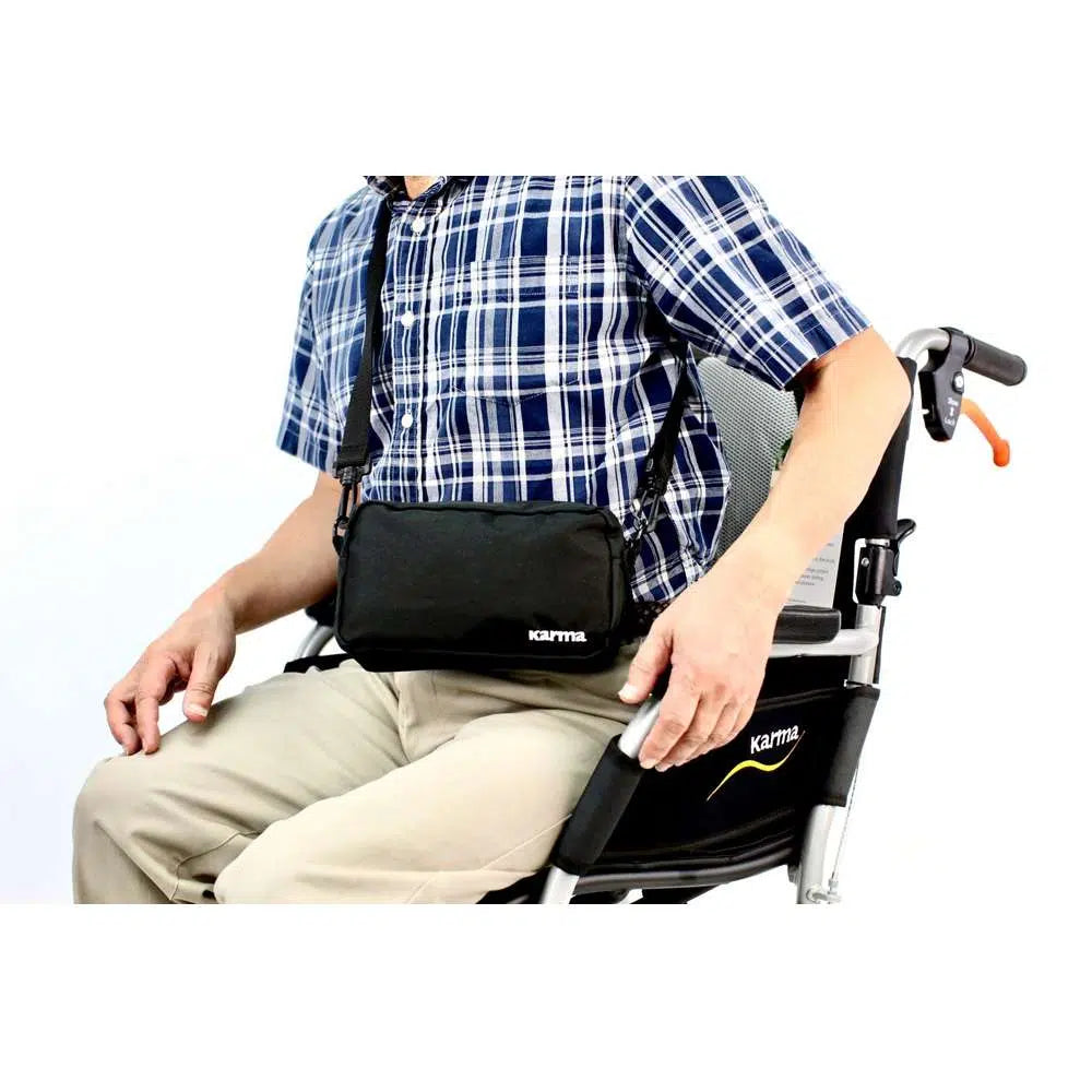 Karman CP22-LUX 3 in 1 Armrest Pouch, Handbag and Shoulder bag Wheelchair Accessories Karman Healthcare   