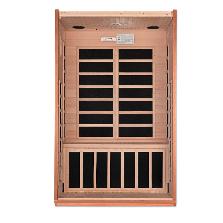 Dynamic Cordoba 2-Person Low EMF FAR Infrared Sauna (Canadian Hemlock)