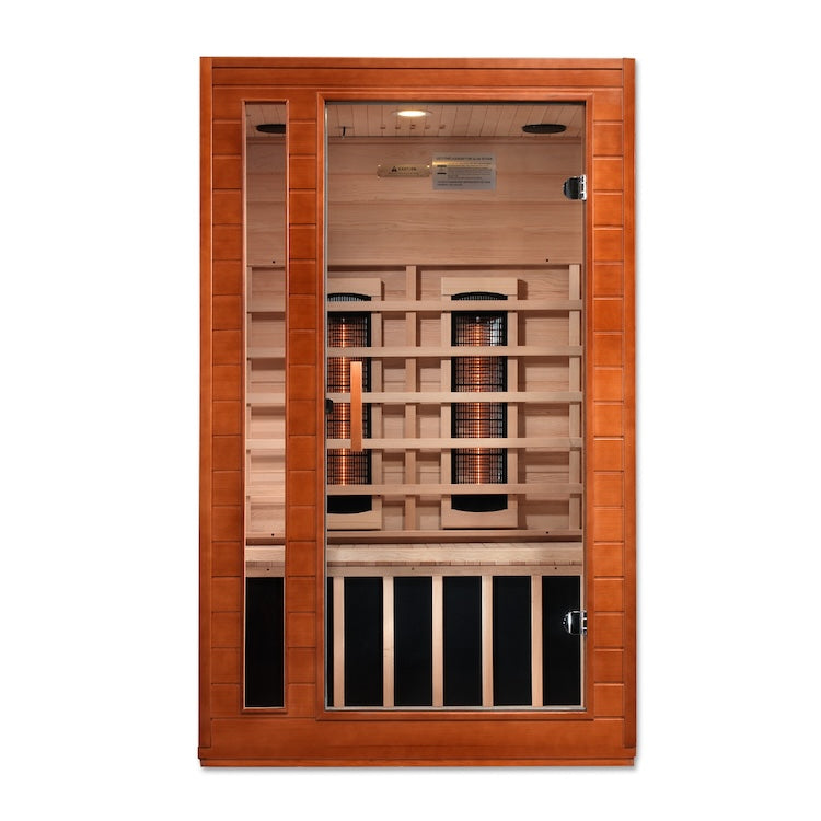 Dynamic Cordoba 2-Person Full Spectrum Near Zero EMF FAR Infrared Sauna (Canadian Hemlock)
