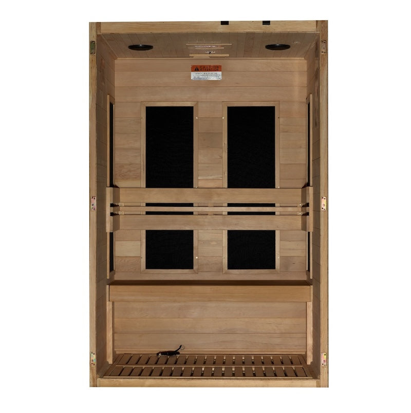 Dynamic Lucca Elite 2 Person Ultra Low EMF FAR Infrared Sauna