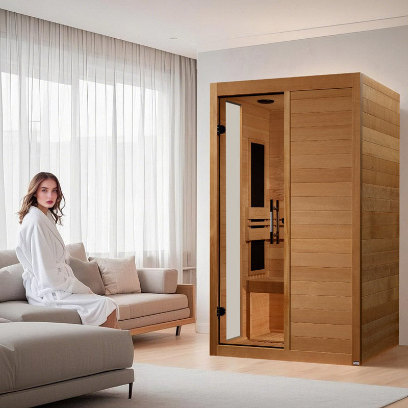 Dynamic Lucca 2 Person Low EMF FAR Infrared Sauna