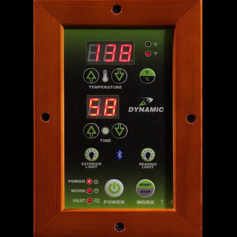 Dynamic Bergamo 4 Person Ultra Low EMF Far Infrared Sauna