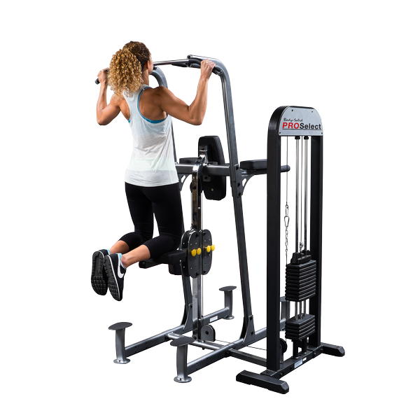 Body-Solid PRO-SELECT WEIGHT ASSISTED CHIN-DIP MACHINE FCD-STK Strength Body-Solid   