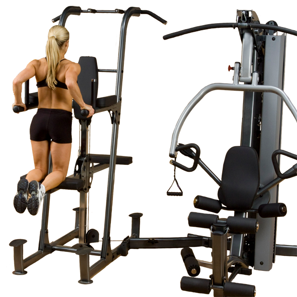 BODY-SOLID FUSION WEIGHT-ASSISTED DIP & PULL-UP STATION FCDWA Strength Body-Solid   