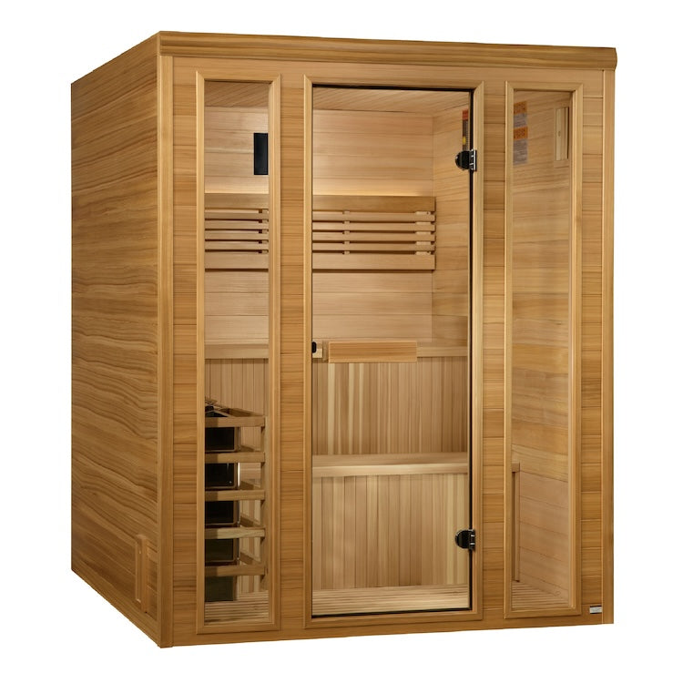 Golden Designs Engelberg Edition 4-6 Person Traditional Steam Sauna - Pacific Premium Clear Cedar Saunas Golden Designs Default Title