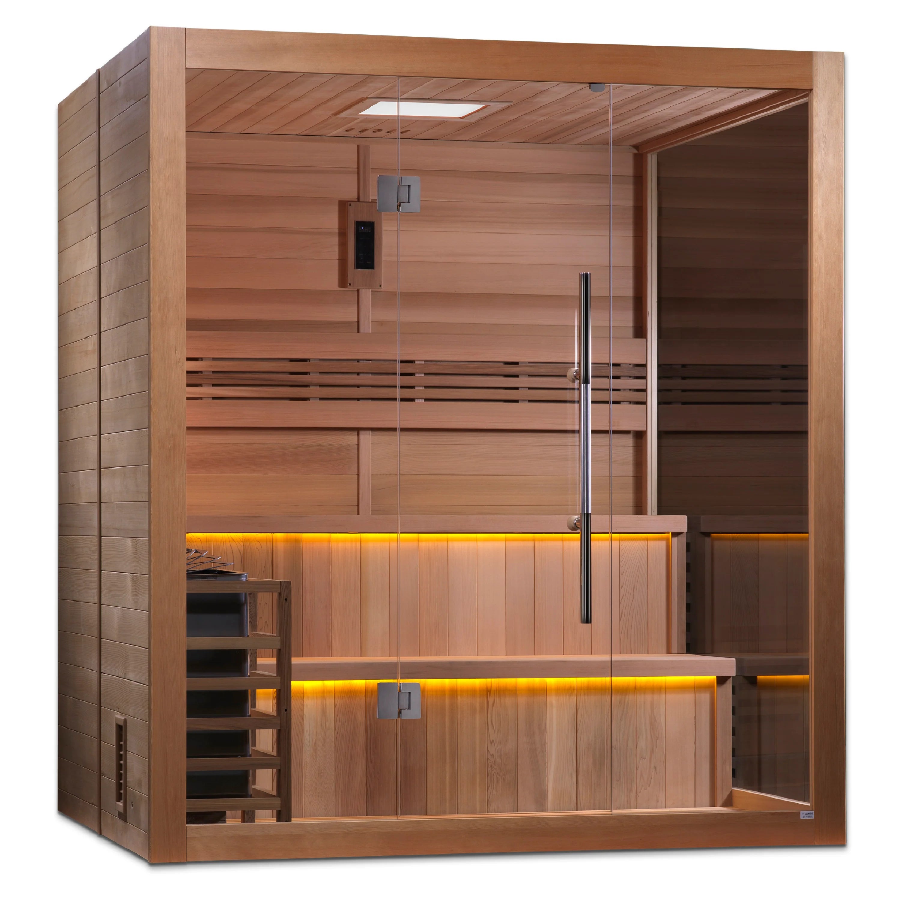Golden Designs Kuusamo Edition 6 Person Indoor Traditional Sauna Indoor Sauna Golden Designs Saunas   