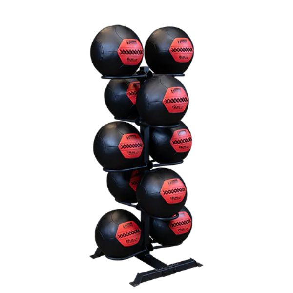 Body Solid GMR20-SOFTPACK Ball Rack with 10 Soft Shell Balls Package Slam Balls Body-Solid With Rack