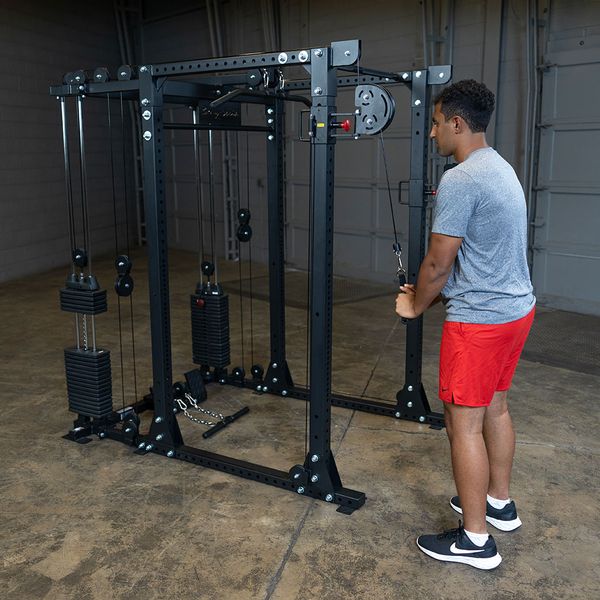 BODY-SOLID FUNCTIONAL TRAINER ATTACHMENT WITH WEIGHT STACKS GPRFTS Strength Body-Solid   