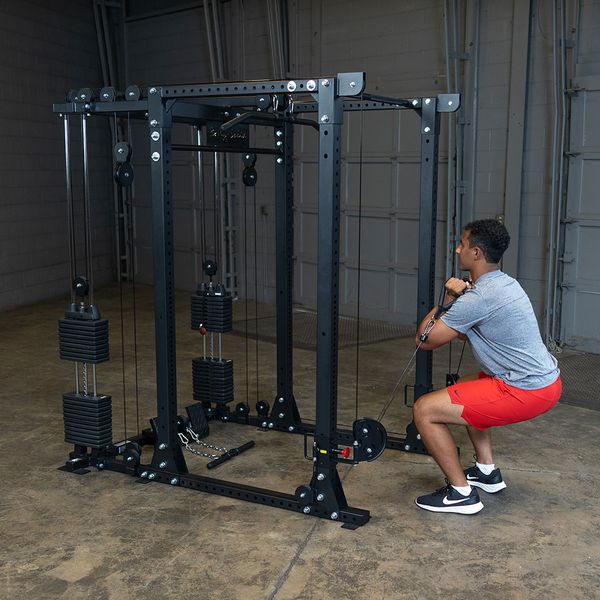 BODY-SOLID FUNCTIONAL TRAINER ATTACHMENT WITH WEIGHT STACKS GPRFTS Strength Body-Solid   