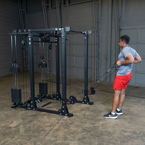 BODY-SOLID FUNCTIONAL TRAINER ATTACHMENT WITH WEIGHT STACKS GPRFTS Strength Body-Solid   