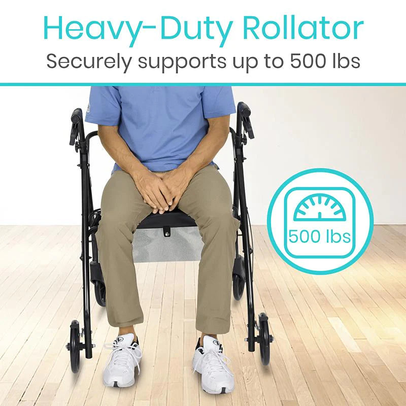 Vive Health Bariatric Rollator Walkers & Rollators Vive Health   