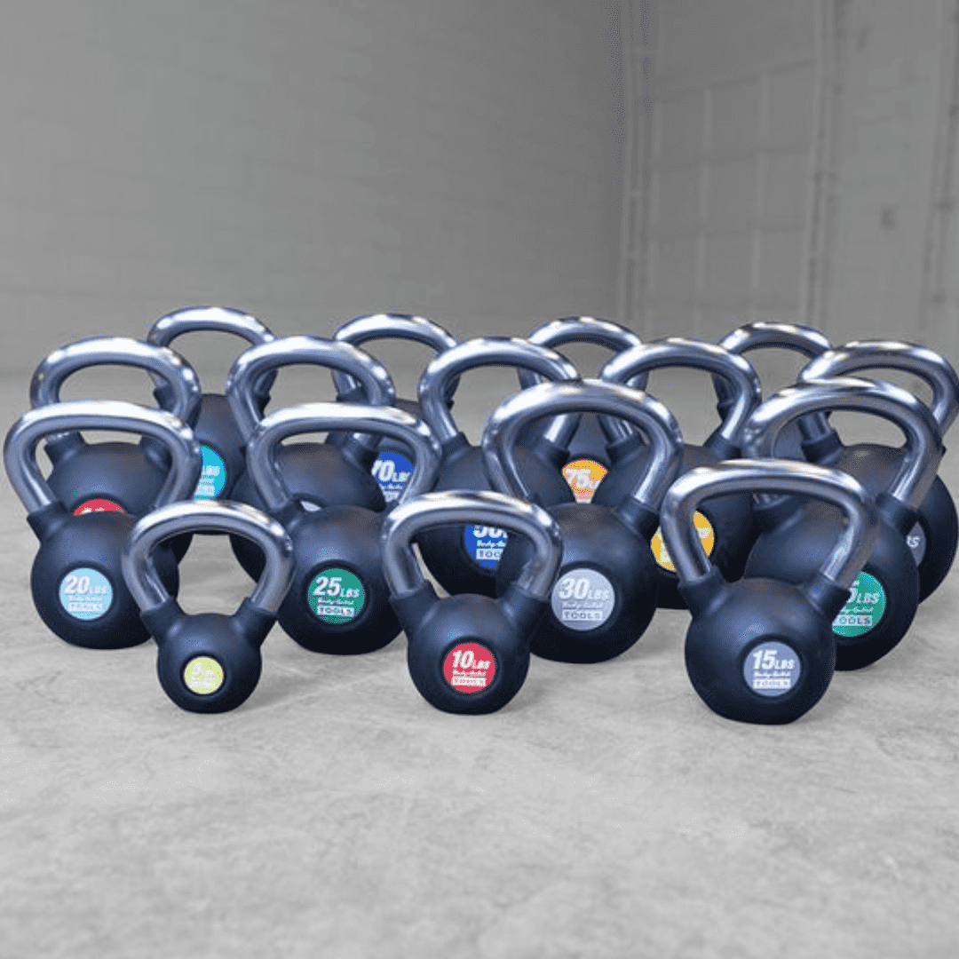 Body-Solid Premium Kettlebell Sets - KBZS Kettlebells Body-Solid 5-30 lbs. (6 kettlebells)