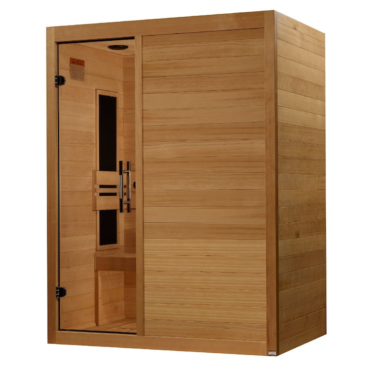 Maxxus S-Line Yoga 3-Person Ultra Low EMF FAR Infrared Sauna - Canadian Hemlock Saunas Maxxus Saunas