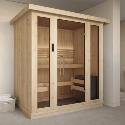 SaunaLife Model X6 Home 2-3 Person Indoor Sauna w/LED Light System Indoor Sauna SaunaLife   