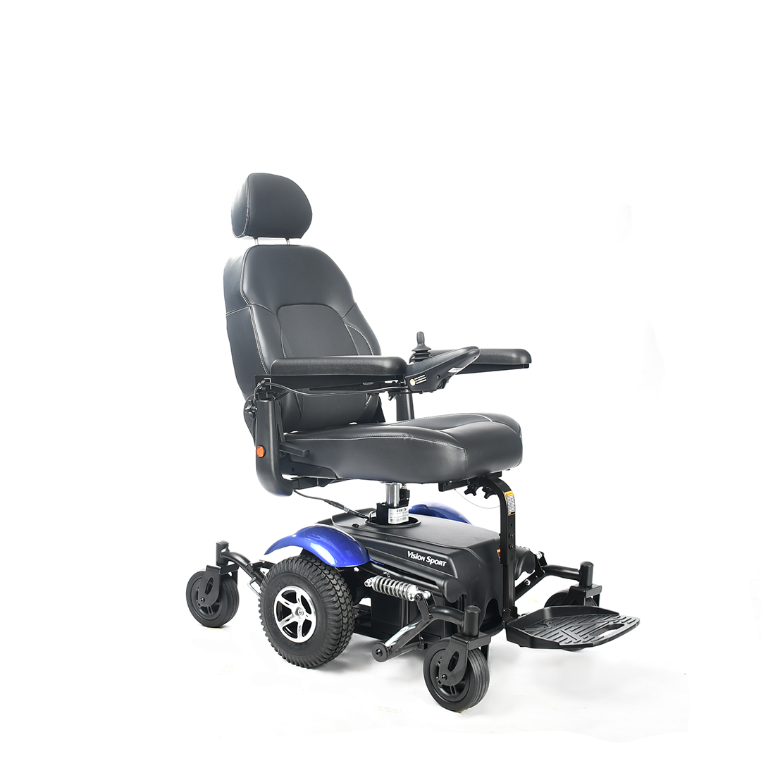 MERITS HEALTH VISION SPORT POWER WHEELCHAIR W/ 7.5" SEAT LIFT Power wheelchairs Merits Health   
