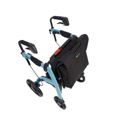 Rollz 2030RM0049 Motion 3 in 1 Wheelchair Package, Cane and Bag Holders Rollator Accessory Rollz   