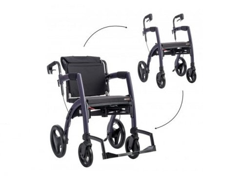 Rollz Motion Rhythm in Matt Black Rollator Accessory Rollz   