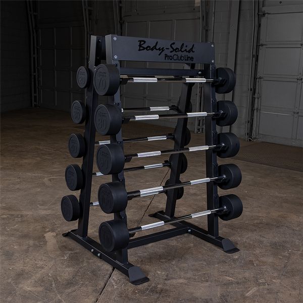 BODY-SOLID FIXED WEIGHT BARBELL RACK SBBR100 Strength Body-Solid   