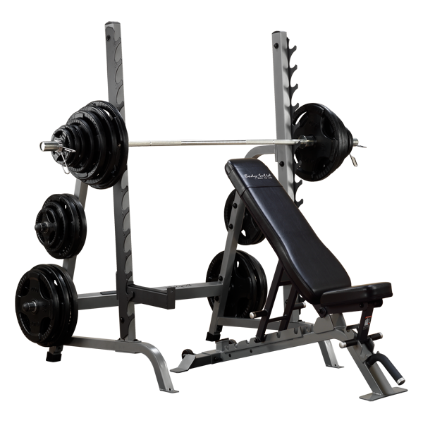 Body-Solid PRO CLUBLINE BENCH RACK COMBO SDIB370 Strength Body-Solid   