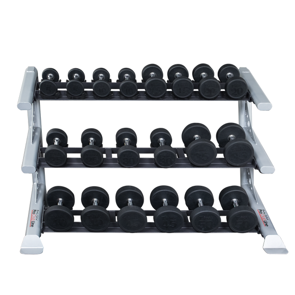Body-Solid 3 TIER PCL SADDLE DUMBBELL RACK SDKR1000SD Strength Body-Solid   