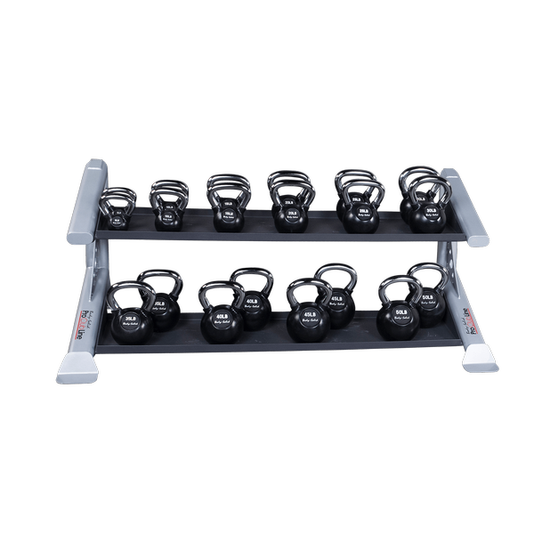 Body-Solid 2 TIER PCL KETTLEBELL RACK SDKR500KB Strength Body-Solid   