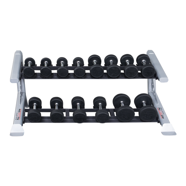 Body-Solid 2 TIER PCL SADDLE DUMBBELL RACK SDKR500SD Strength Body-Solid   