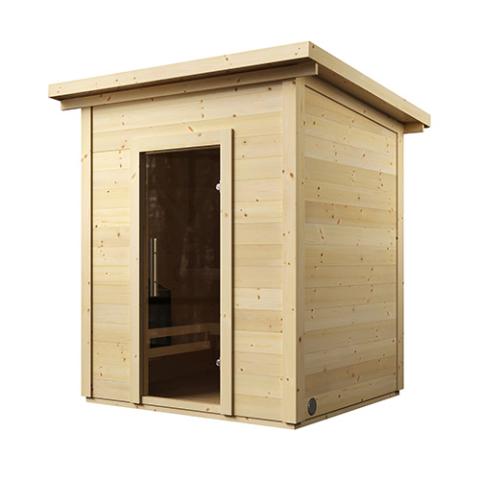 SaunaLife Model G2 Outdoor 3-4 Person Sauna DIY Kit Outdoor Sauna SaunaLife   