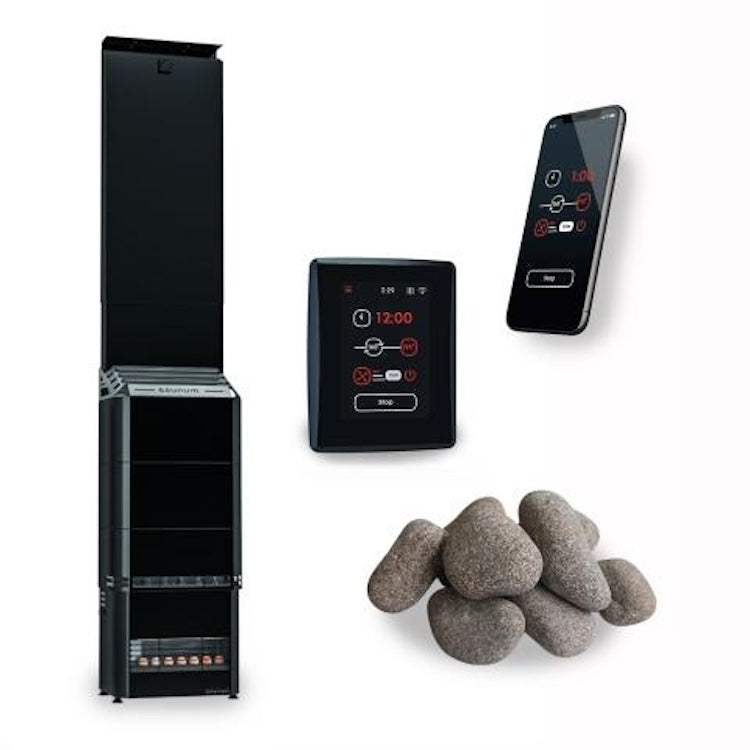 Saunum AIR 5 WiFi Sauna Heater Package Sauna Heaters & Stoves Saunum Stainless Steel