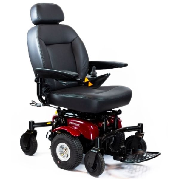 Shoprider 6Runner 10 Mid-Size Power Chair - 888WNLM Mid-Wheel Drive Power Chair Shoprider Flipback & Removeable (Standard) Flip Up Foot Plate - STANDARD