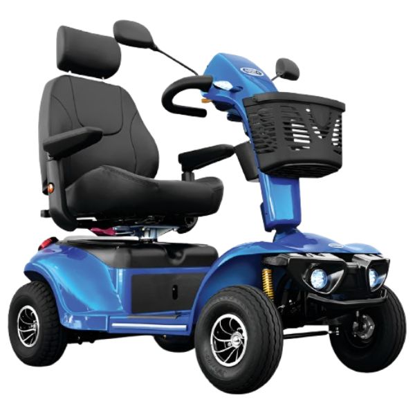 Shoprider Excursion Heavy Duty 4-Wheel Mobility Scooter 4 Wheel Power Scooter Shoprider 50Ah Battery (Standard) - 24 Mile Range