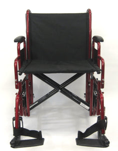 Karman T-920W, T-922W Heavy Duty Transport Wheelchair with Removable Footrest and Armrest transport wheelchairs Karman Healthcare   