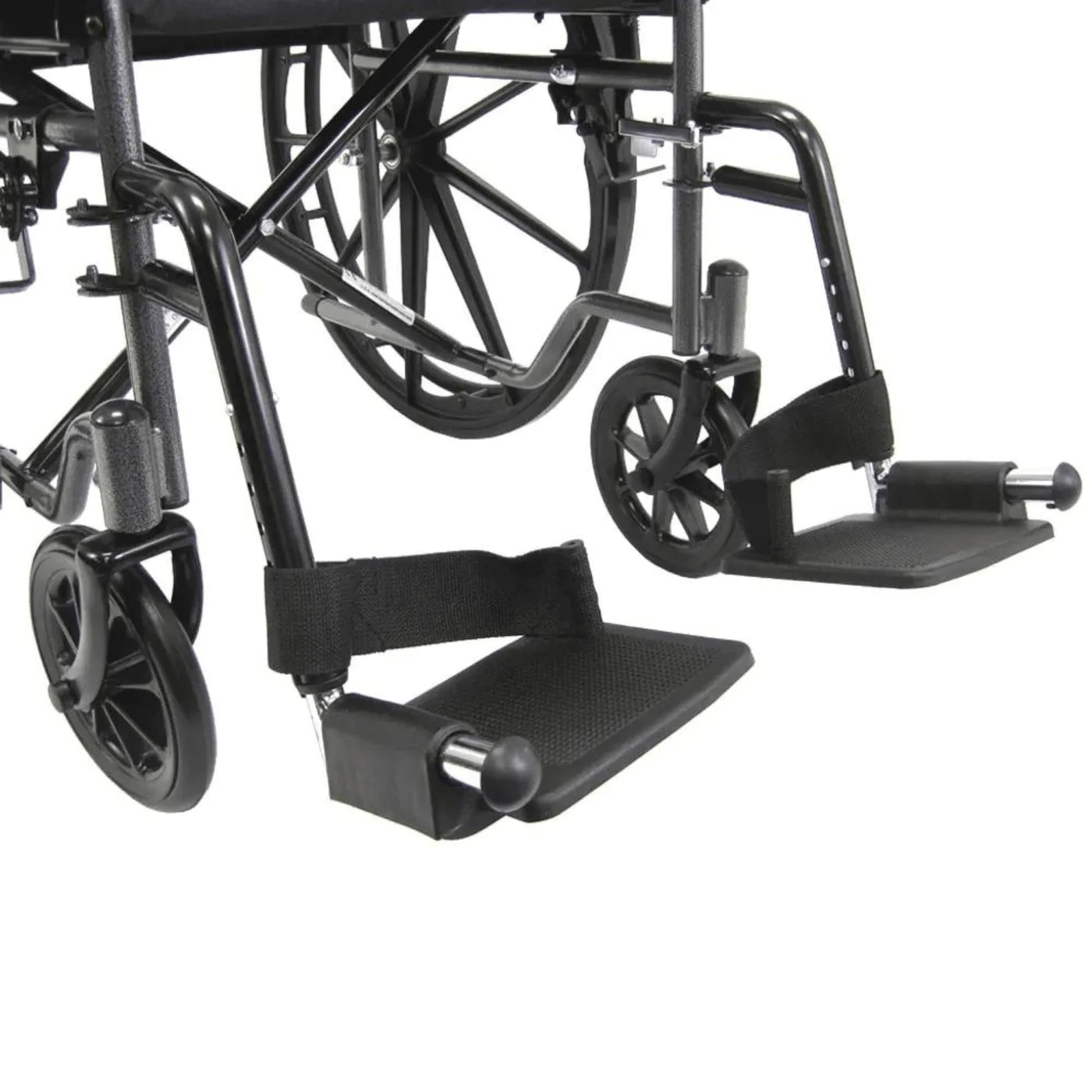 Karman KN-800T Steel Wheelchair with Fixed Armrest 18" Seat Standard Wheelchairs Karman Healthcare   