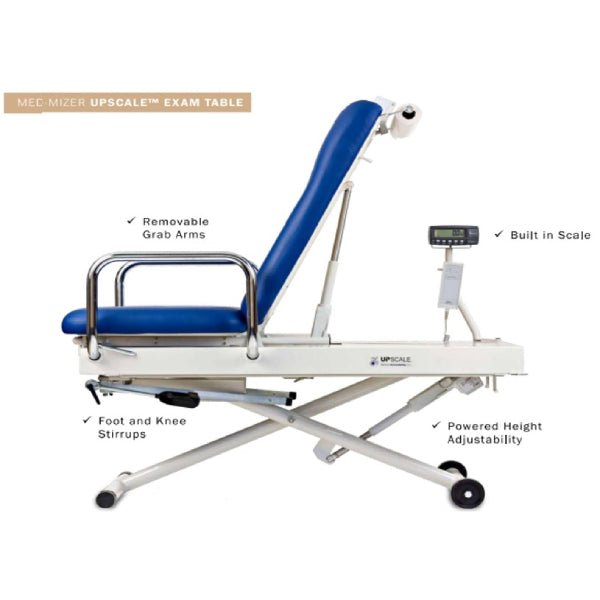 Med-Mizer UpScale High-Low Adjustable Exam Table with Built-In Patient Scale Examination Tables and Chairs Med-Mizer   