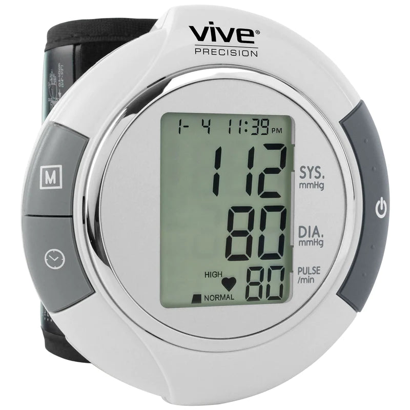 Vive Health DMD1029WHT Wrist Blood Pressure Monitor Digital Measuring Devices Vive Health   