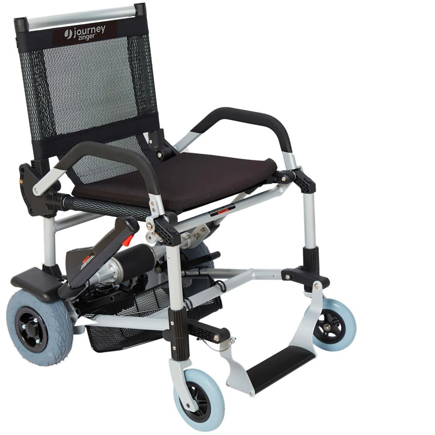 Journey Zinger Folding Power Chair- Lightweight Power Chair with Two-Handed Control Power wheelchairs Journey Black  