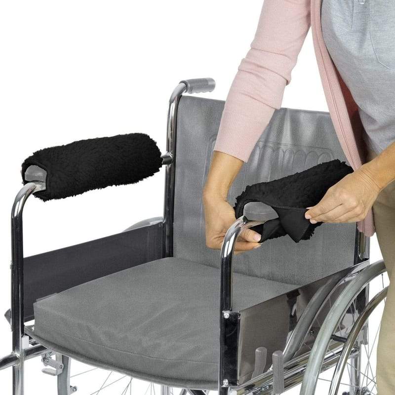 Vive Health Wheelchair Armrests Wheelchair Accessories Vive Health Black  