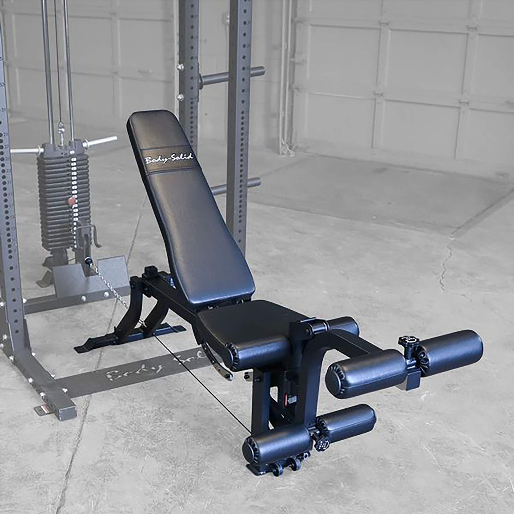 Body Solid GLEG Adjustable Bench With Cable Leg Developer Adjustable Bench Body-Solid