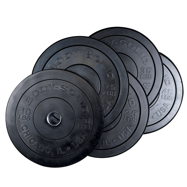 Body Solid Extreme Chicago Bumper Plates 260 Lb. Set Bumper Plates Body-Solid