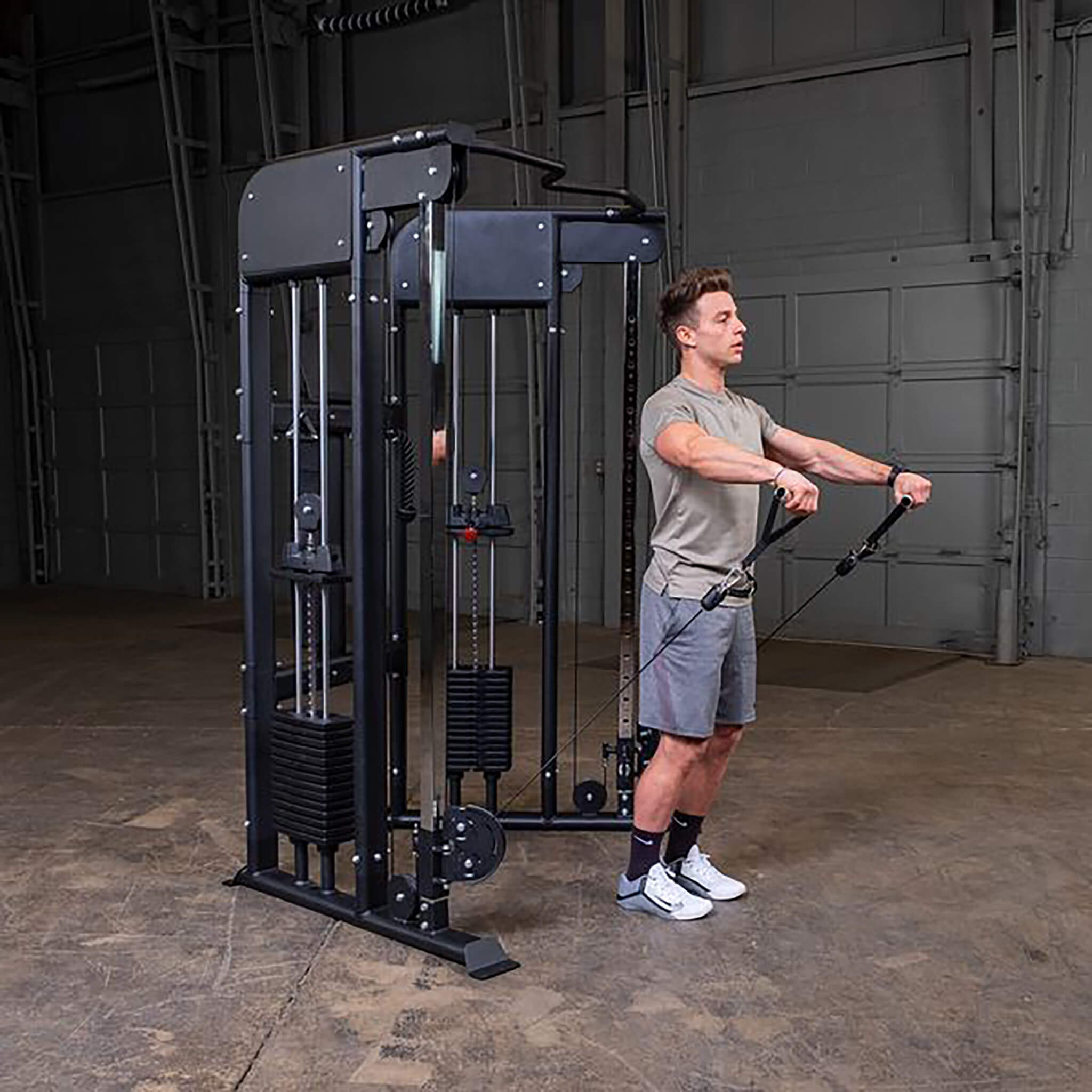 Body Solid GFT100 Functional Trainer Cable Machine Functional Trainer Body-Solid